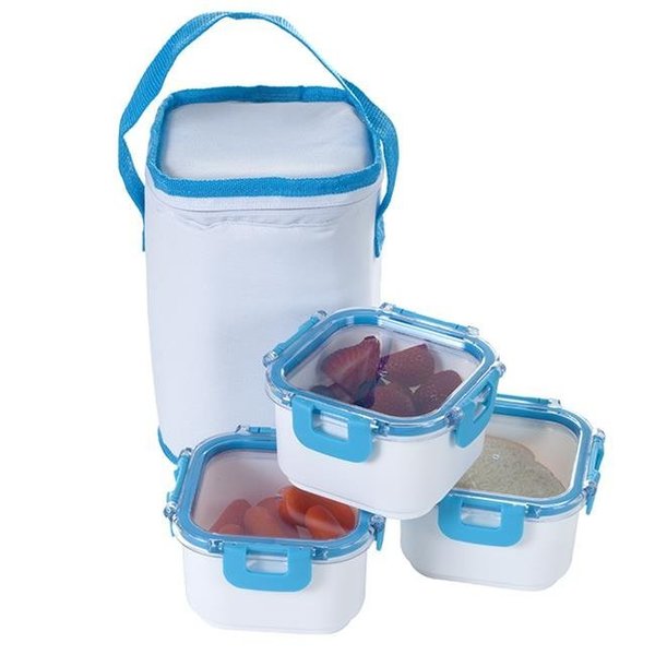 Classic Cuisine Classic Cuisine 82-HH092 3 Piece Portable Food Storage Set with Insulated Bag 82-HH092